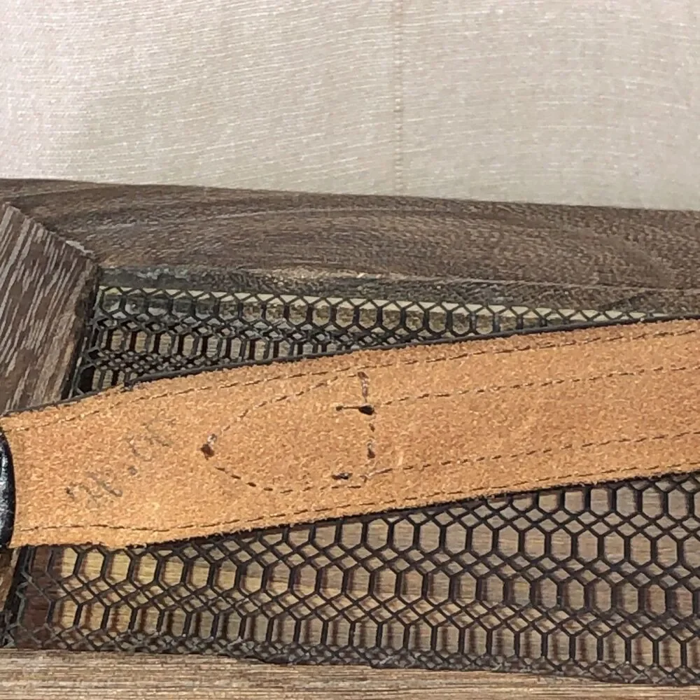 Vintage Justin’s Leather Belt Child 513BK Southwest Beaded Seed Bead 26 in USA